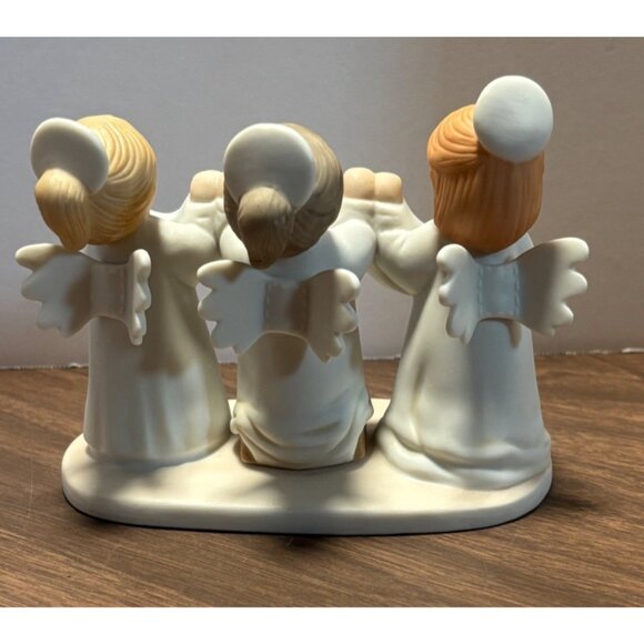 Angels On High Figurine 1995 Circle Of Friends Homco Christmas Decor - Picture 4 of 8